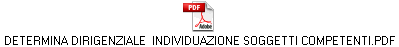 DETERMINA DIRIGENZIALE  INDIVIDUAZIONE SOGGETTI COMPETENTI.PDF