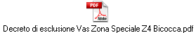 Decreto di esclusione Vas Zona Speciale Z4 Bicocca.pdf