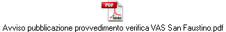 Avviso pubblicazione provvedimento verifica VAS San Faustino.pdf